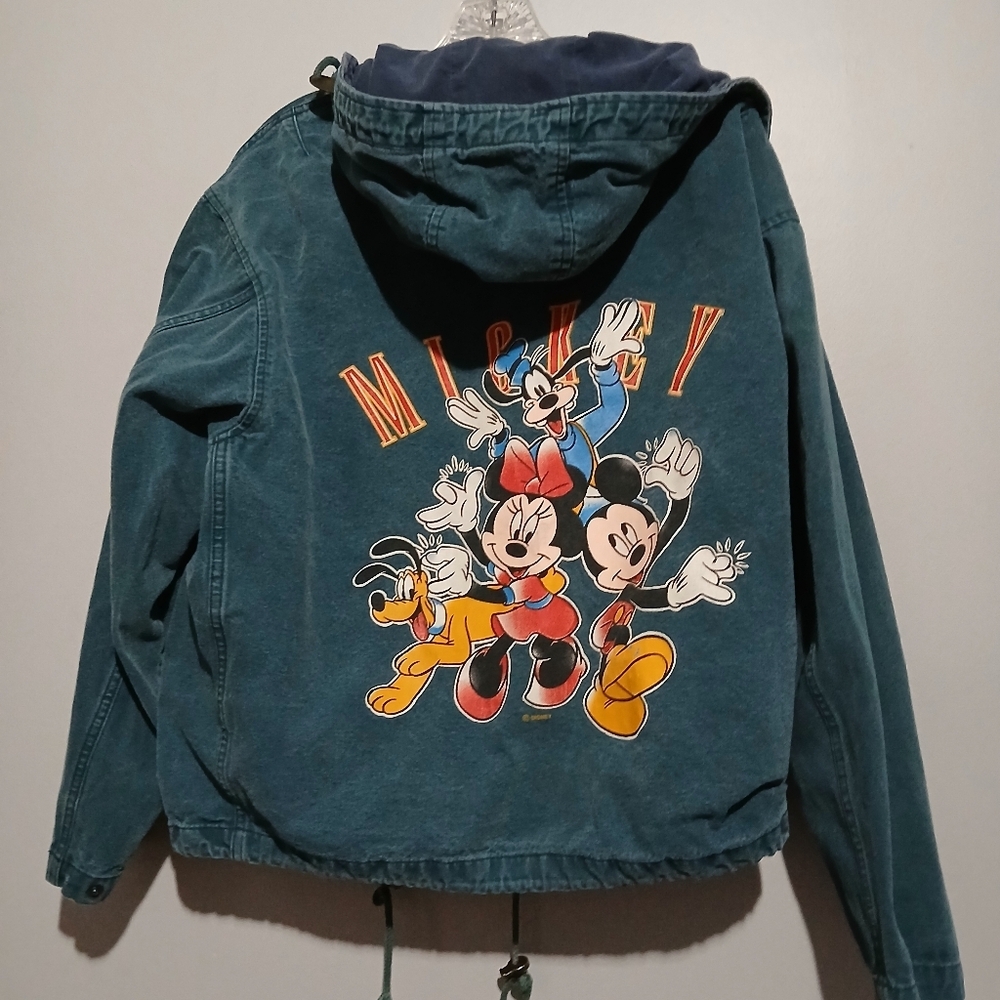 Genus Vintage Green Mickey Mouse Jacket. Size Large - Picture 7 of 9